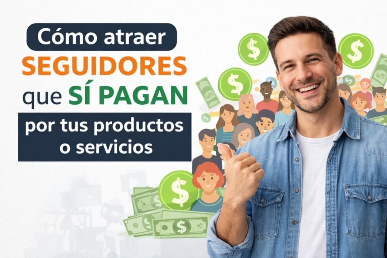 Adiós a los likes vacíos: Cómo atraer seguidores que SÍ pagan por tus productos o servicios