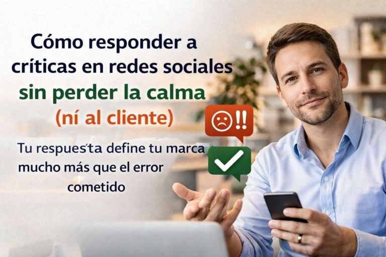 Cómo responder a críticas en redes sociales sin perder la calma (ni al cliente)